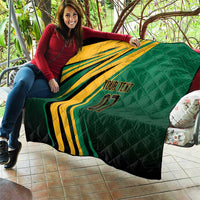 Jamaica Tropical Palm Personalized Quilt - Wonder Print Shop