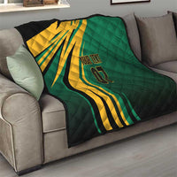 Jamaica Tropical Palm Personalized Quilt - Wonder Print Shop