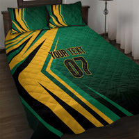 Jamaica Tropical Palm Personalized Quilt Bed Set - Wonder Print Shop