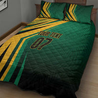 Jamaica Tropical Palm Personalized Quilt Bed Set - Wonder Print Shop