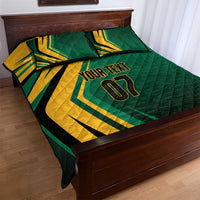 Jamaica Tropical Palm Personalized Quilt Bed Set - Wonder Print Shop