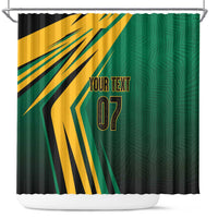 Jamaica Tropical Palm Personalized Shower Curtain - Wonder Print Shop