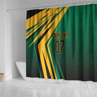 Jamaica Tropical Palm Personalized Shower Curtain - Wonder Print Shop