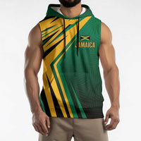 Jamaica Tropical Palm Personalized Sleeveless Hoodie - Wonder Print Shop