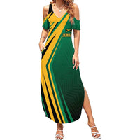 Jamaica Tropical Palm Personalized Summer Maxi Dress - Wonder Print Shop