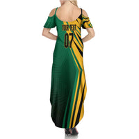 Jamaica Tropical Palm Personalized Summer Maxi Dress - Wonder Print Shop