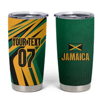 Jamaica Tropical Palm Personalized Tumbler Cup - Wonder Print Shop