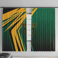 Jamaica Tropical Palm Personalized Window Curtain - Wonder Print Shop