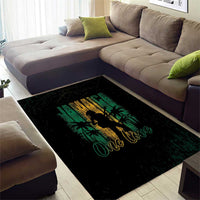 Jamaica One Love Grunge Area Rug Jamrock - Wonder Print Shop