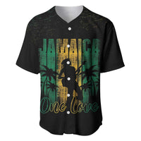 Jamaica One Love Grunge Baseball Jersey Jamrock - Wonder Print Shop