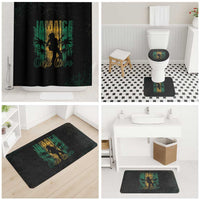 Jamaica One Love Grunge Bathroom Set Jamrock - Wonder Print Shop