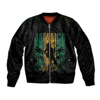 Jamaica One Love Grunge Bomber Jacket Jamrock - Wonder Print Shop