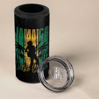 Jamaica One Love Grunge 4 in 1 Can Cooler Tumbler Jamrock - Wonder Print Shop