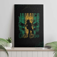 Jamaica One Love Grunge Canvas Wall Art Jamrock - Wonder Print Shop