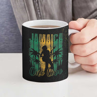Jamaica One Love Grunge Ceramic Mug Jamrock - Wonder Print Shop