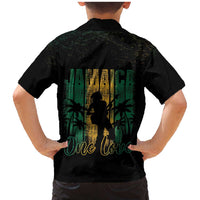 Jamaica One Love Grunge Family Matching Mermaid Dress and Hawaiian Shirt Jamrock - Wonder Print Shop
