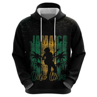 Jamaica One Love Grunge Hoodie Jamrock - Wonder Print Shop