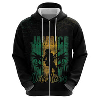 Jamaica One Love Grunge Hoodie Jamrock - Wonder Print Shop