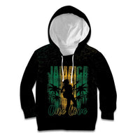 Jamaica One Love Grunge Kid Hoodie Jamrock - Wonder Print Shop
