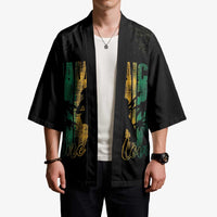 Jamaica One Love Grunge Kimono Jamrock - Wonder Print Shop