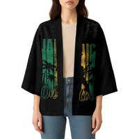 Jamaica One Love Grunge Kimono Jamrock - Wonder Print Shop