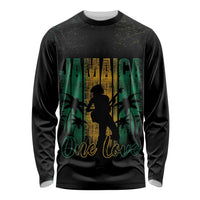 Jamaica One Love Grunge Long Sleeve Shirt Jamrock - Wonder Print Shop