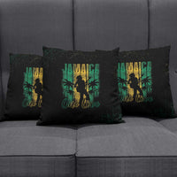 Jamaica One Love Grunge Pillow Cover Jamrock - Wonder Print Shop