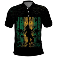Jamaica One Love Grunge Polo Shirt Jamrock - Wonder Print Shop