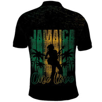Jamaica One Love Grunge Polo Shirt Jamrock - Wonder Print Shop