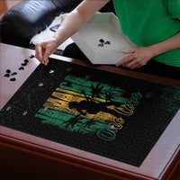 Jamaica One Love Grunge Puzzle Jamrock - Wonder Print Shop