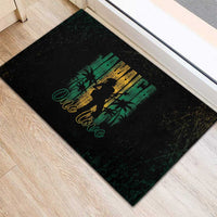 Jamaica One Love Grunge Rubber Doormat Jamrock - Wonder Print Shop
