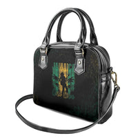 Jamaica One Love Grunge Shoulder Handbag Jamrock - Wonder Print Shop