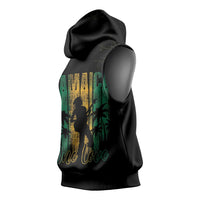 Jamaica One Love Grunge Sleeveless Hoodie Jamrock - Wonder Print Shop