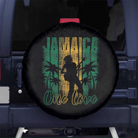 Jamaica One Love Grunge Spare Tire Cover Jamrock - Wonder Print Shop