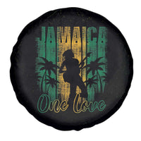 Jamaica One Love Grunge Spare Tire Cover Jamrock - Wonder Print Shop