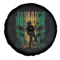 Jamaica One Love Grunge Spare Tire Cover Jamrock - Wonder Print Shop