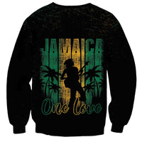 Jamaica One Love Grunge Sweatshirt Jamrock - Wonder Print Shop