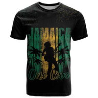 Jamaica One Love Grunge T Shirt Jamrock - Wonder Print Shop