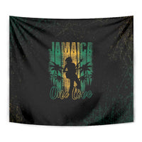 Jamaica One Love Grunge Tapestry Jamrock - Wonder Print Shop