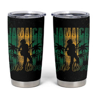 Jamaica One Love Grunge Tumbler Cup Jamrock - Wonder Print Shop