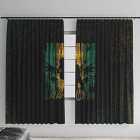 Jamaica One Love Grunge Window Curtain Jamrock - Wonder Print Shop