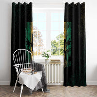 Jamaica One Love Grunge Window Curtain Jamrock - Wonder Print Shop
