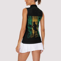 Jamaica One Love Grunge Women Sleeveless Polo Shirt Jamrock - Wonder Print Shop