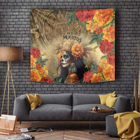 Dia de Los Muertos Mexico Tapestry Aztec Goddess Mictecacihuatl - Wonder Print Shop