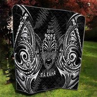 Custom New Zealand Rugby Quilt 2023 World Cup Aotearoa Haka Face - Wonder Print Shop