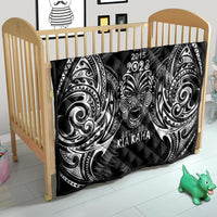 Custom New Zealand Rugby Quilt 2023 World Cup Aotearoa Haka Face - Wonder Print Shop