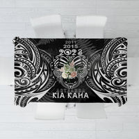 Custom New Zealand Rugby Tablecloth 2023 World Cup Aotearoa Haka Face - Wonder Print Shop