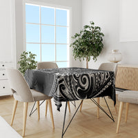 Custom New Zealand Rugby Tablecloth 2023 World Cup Aotearoa Haka Face - Wonder Print Shop