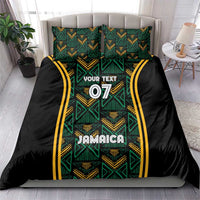 Jamaica Reggae Boyz Custom Bedding Set Ethnic Motifs LT7 - Wonder Print Shop