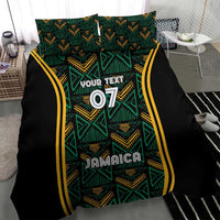 Jamaica Reggae Boyz Custom Bedding Set Ethnic Motifs LT7 - Wonder Print Shop
